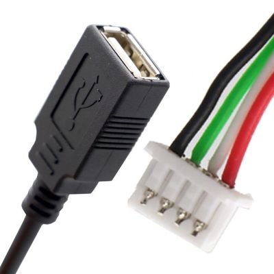 Assemblage OEM USB A féminin à JST 2 3 broches PH XH 1,0 mm 1,5 mm 2 mm câble de connecteur
