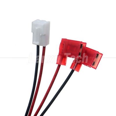 VH 2P 3,96 mm Encoche à 90 degrés 6.3 Angle de connecteur à épée Assemblage de câble