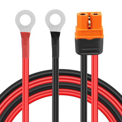 12AWG fil de silicium XT60 XT60H mâle femelle à O câble de terminal d'anneau pour les avions RC voitures de jouets Lipo batterie FPV drone de course