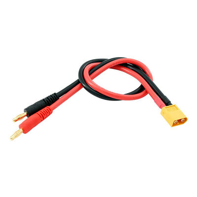 14AWG XT60 Male Plug to 4mm Banana Connector Cable pour la charge de la batterie RC Lipo FPV Drone
