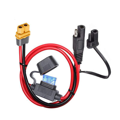 XT60 Connecteur féminin au câble d'extension SAE avec porte-fusible pour centrale solaire