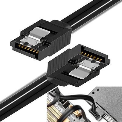 Chargement de données à haute vitesse 6Gbps 8pins Sata III 3.0 câble d'extension d'alimentation pour disque dur HDD SSD