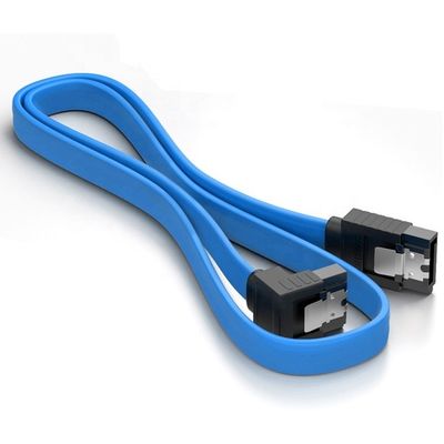Cable connecteur Sata à haute vitesse 6 Gbps 90 degrés à angle droit pour disque dur