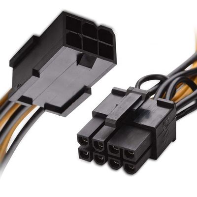6 broches mâle à 8 broches mâles GPU ATX Carte graphique vidéo PCIe Express Adaptateur d'alimentation câble d'extension pour ordinateur