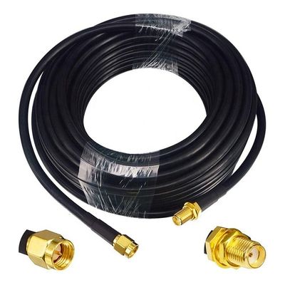 RG174 RG178 RG316 RG58 Assemblage de câble coaxial d'antenne jumper RF