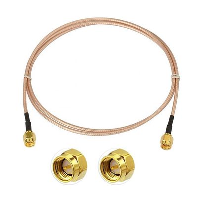 RG316 Cable d'extension RF coaxial SMA à SMA Assemblage de connecteur d'antenne étalon jumper pour télévision FPV Wifi