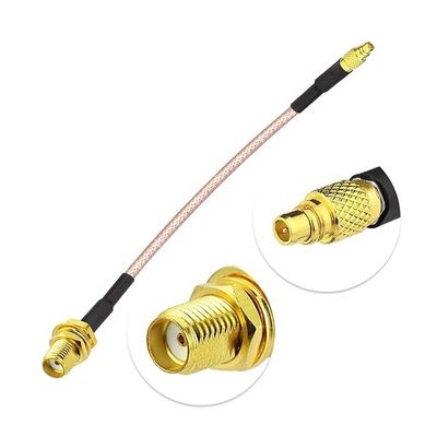 RG316 Pigtail SMA féminin à droit MMCX mâle câble d'amplificateur d'antenne coaxial RF