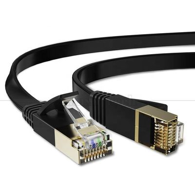 1M 3M 5M UTP FTP STP SFTP Bouclier Cat5 Cat5e Cat6 Ca6a Cat7 RJ45 Réseau plat Lan Ethernet câble de patch pour ordinateur