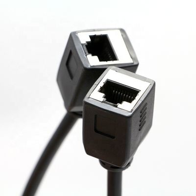 Personnalisation 1M 2M 3M Cat5 RJ45 8P8C prise féminine à RJ45 prise féminine câble réseau LAN Ethernet