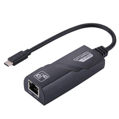 Adaptateur réseau LAN hautement compatible USB 3.1 type C mâle à gigabit RJ45 Ethernet pour ordinateur portable