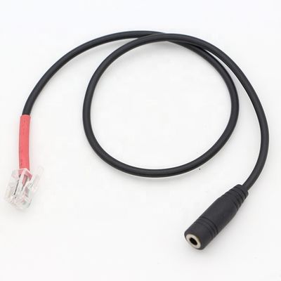 RJ9 RJ10 à féminin 3,5 mm CTIA Plug Audio Jack Headset adaptateur câble