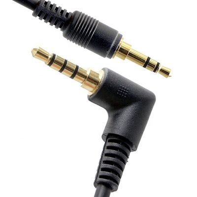 OEM 90 degrés angle droit 3,5 mm TRRS Jack mâle à 3,5 mm TRRS Jack mâle câble audio