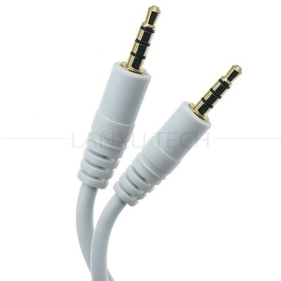 3.5mm Homme à Homme Femme Stéréo AUX 3 pôles TRS 4 pôles TRRS Mono Jack Microphone patch câble d'extension audio