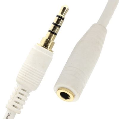 1m 2m 3m 5m 10m 3,5 mm Jack audio TRRS mâle à 3,5 mm TRRS femelle câble d'extension audio stéréo aux