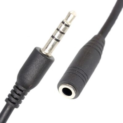 Courte 20cm 3,5mm 4 pôles TRRS mâle à 3,5mm TRRS femelle câble d'extension audio stéréo aux