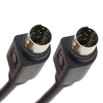 Cable personnalisé 1M 3M Shield homme à homme Mini DIN 6 broches