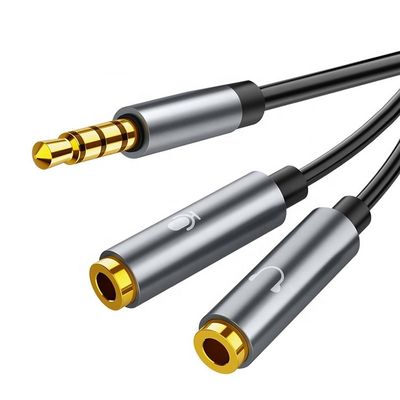 1 casque pour homme à 2 casques pour femme Y Splitter 3,5 mm Jack Audio Splitter Cable