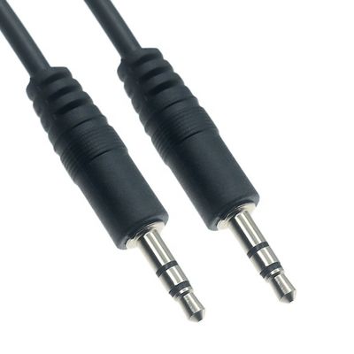 1M 2M 3M 3 Poles TRS homme à homme 3.5mm Aux Stereo Jack câble audio pour haut-parleur casque d'enregistrement