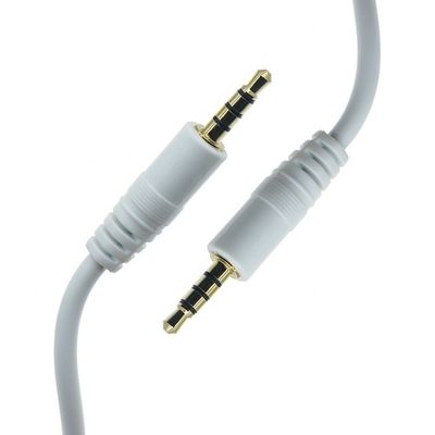 3.5mm Homme à Homme Stereo Aux Mono Jack 4 pôles câble audio de microphone TRRS