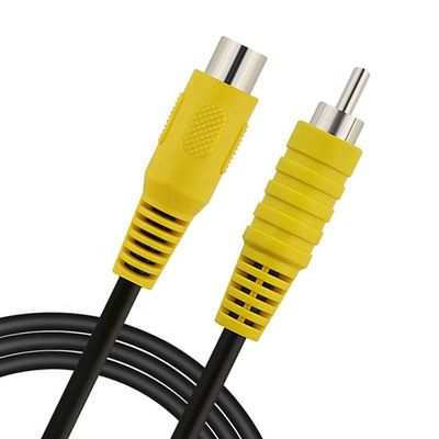 0.5m 1m 2m 3m Audio stéréo câble coaxial RCA mâle à femelle pour HDTV