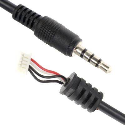 Assemblage personnalisé d'usine 1M 3,5 mm TRRS Audio DC Jack à JST 2,0 mm 2,54 mm câble de connecteur de hauteur