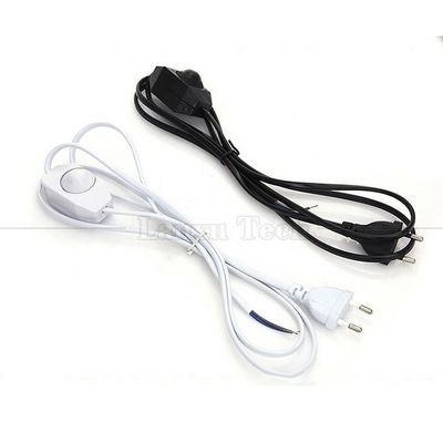 1.8m EU Plug ON OFF LED Dimmer Controller Adapter câble d'extension de courant alternatif pour lampe de table