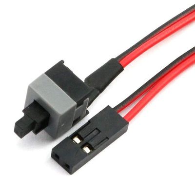 2 épingles SW boîtier PC carte mère Switch sur et hors de l'ordinateur réinitialiser l'alimentation ATX câble