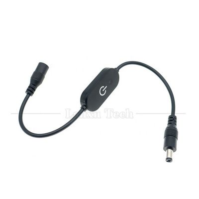 12V homme à femme 5.5x2.1 Jack à baril DC alimenté par LED Dimmer Switch Cable pour lumière LED