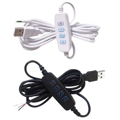 Commutateur d'atténuation de puissance de 5 V câble de chargeur USB pour bande LED
