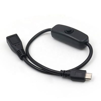 Cable de recharge d'extension micro USB avec commutateur