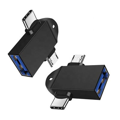 2 en 1 USB3.0 à Micro B Type C Convertisseur USB OTG Adaptateur pour Android Téléphone Souris U Disque