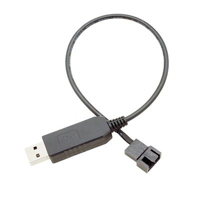 USB 5V à 12V Voltage augmenté 3 broches et 4 broches câble d'adaptateur d'alimentation PC