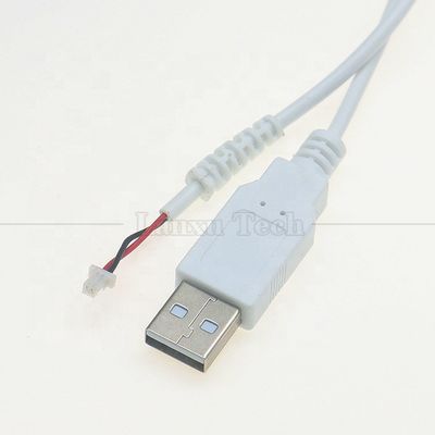 Assemblage personnalisé USB A mâle à JST 2 épingles 1,0 mm 2,0 mm 1,25 mm Pitch SHR MX XH SH VH PH câble de connecteur