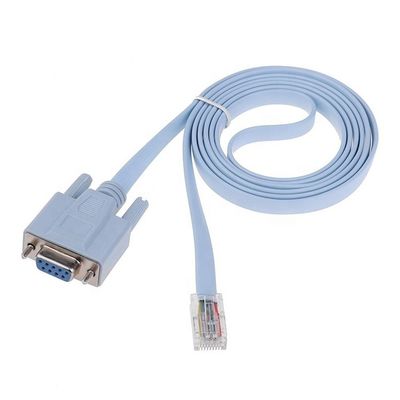 1.8M RS232 DB9 PIN féminin à RJ45 câble de console réseau pour le commutateur de routeur Cisco