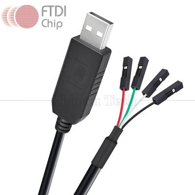 Cable série hautement compatible WIN7 10 FTDI FT232 5V 3.3V USB à Uart TTL pour Raspberry Pi