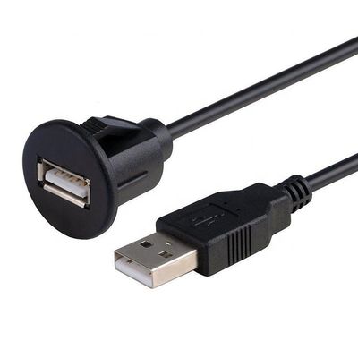 CABLE de montage de panneau d'affichage de voiture CUSTOM 1M USB A mâle à USB A femelle