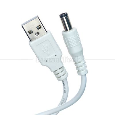 USB A mâle à 2,1x5,5 mm DC Jack à baril connecteur câble de charge pour haut-parleur de routeur