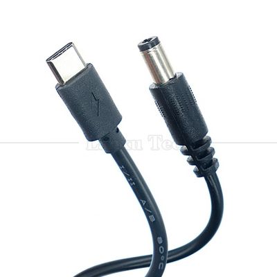 9v 12v 15v 20v PD USB de type C à DC 5.5x2.1mm câble de chargeur pour haut-parleur Wifi routeur