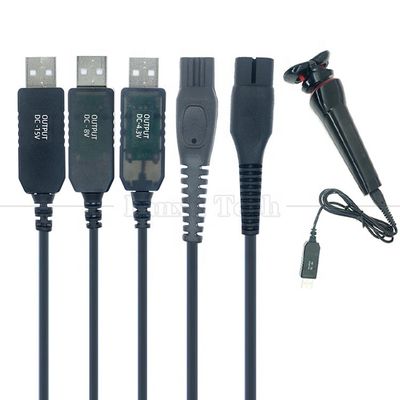 Remplacement de haute qualité 1m USB 5V à DC 15V 4.3V 8V câble de chargeur d'alimentation pour Philips