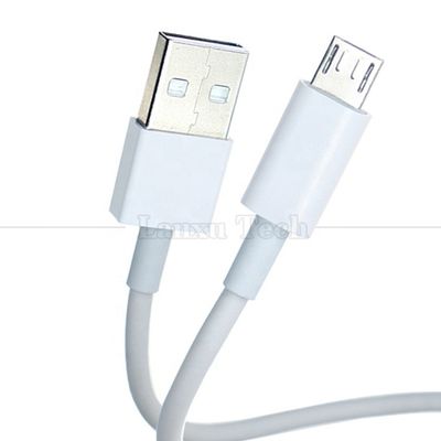 Chargement de données de haute compatibilité V8 Micro B à câble USB A mâle pour la banque d'alimentation de téléphone Android