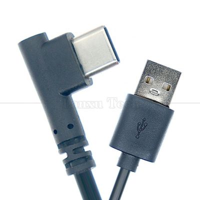 1M 1.5M 2M 3M Synchronisation des données Chargement d'angle de 90 degrés câble de chargement USB de type C pour appareil photo de tablette de téléphone