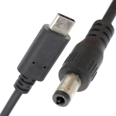 USB personnalisé 3.1 Type C Masculin à DC 5.5x2.5 mm Masculin Jack de puissance câble de chargeur d'extension pour la banque de puissance