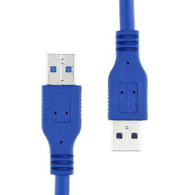 Cable de données d'extension USB 3.0 à haute vitesse 5Gbps 1M 3M USB3.0 d'un mâle à un mâle pour imprimante de modem PC
