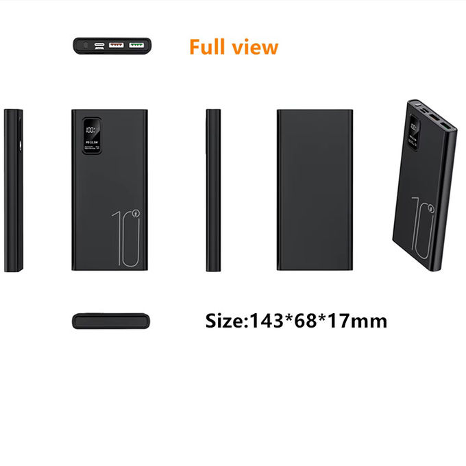 Portable extérieur 10000mah PowerBank affichage LED PD QC3.0 22.5W Charge rapide Slim Power Banks 10000mAh Chargeur USB-C pour iphone 15 8